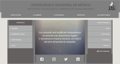 Desktop Screenshot of itsh.edu.mx